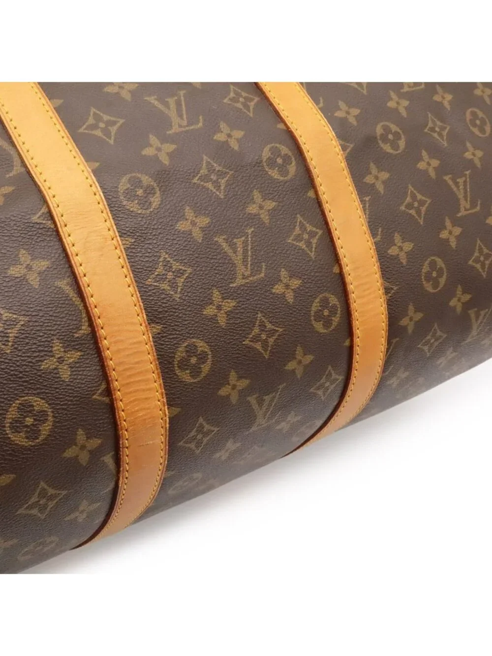 Louis Vuitton Monogram Keepall 55 Boston Bag Purse